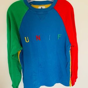 AUTHENTIC UNIF MULTICOLOR SWEATER - RARE FIND